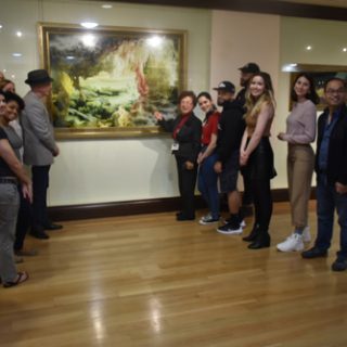 纽约艺院师生来旧金山美国国际艺术馆临摹