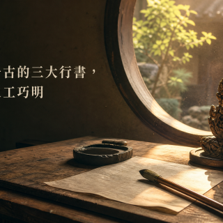 賞析名傳千古的三大行書, 再看佛教之工巧明01